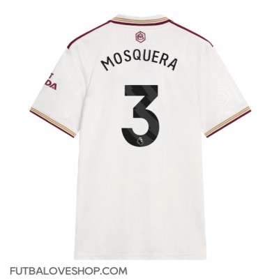 Dres Arsenal Cristhian Mosquera #3 Tretina 2025-26 Krátky Rukáv Dres Arsenal Cristhian Mosquera #3 Tretina 2025-26 Krátky Rukáv
